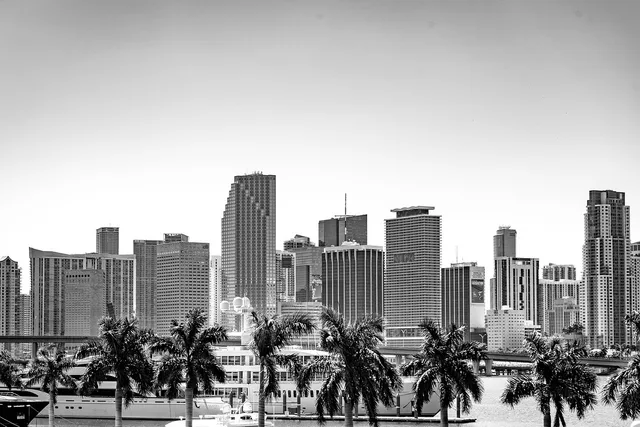 miami skyline miami, skyline, beach, nature, palm, miami, florida, skyscraper, urban, usa, water, ocean, metropolitan. 3 Miami remittance and stablecoin rules for Latin America corridors