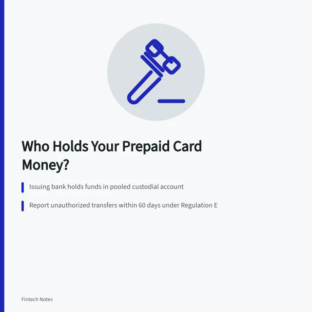 Prepaid card issuer versus program manager money custody diagram. Prepaid Card Issuer or Program Manager: Who Actually Holds Your Money?